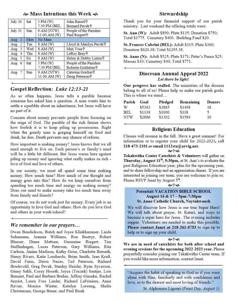 (Naytahwaush) Saint Anne